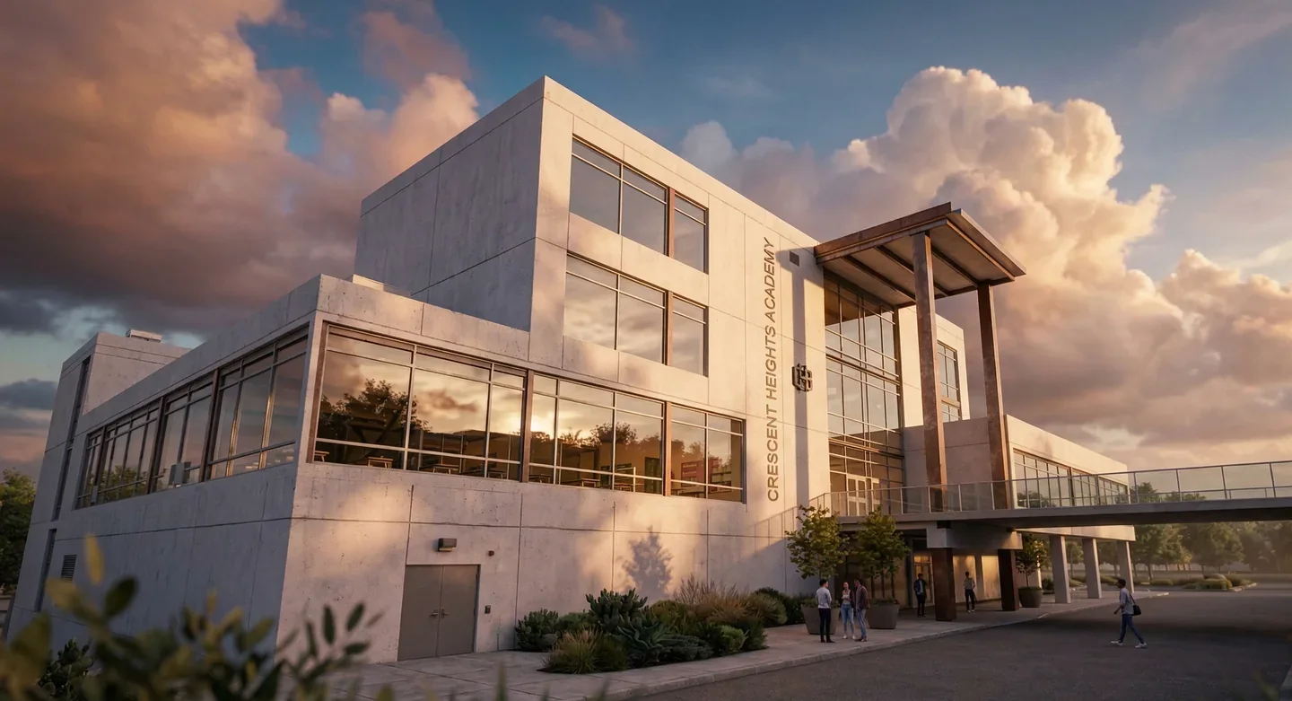 Crescent Heights Academy final render