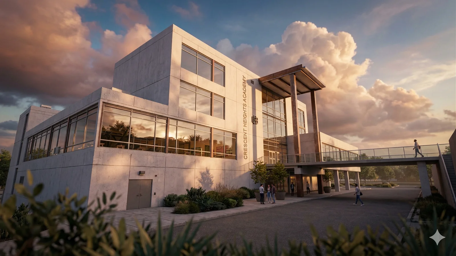 Crescent Heights Academy final render