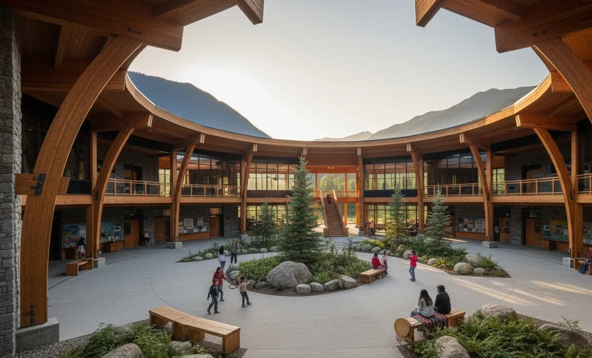 Outdoor School render view 2