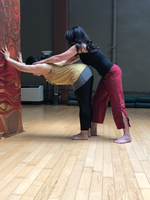 Private yoga session